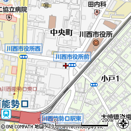バタフライ・ライフ　川西店周辺の地図