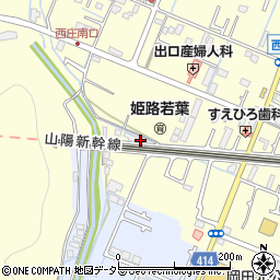 兵庫県姫路市岡田25周辺の地図