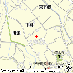 愛知県豊橋市石巻平野町下郷4周辺の地図