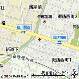 東海ＥＣ豊川営業所周辺の地図