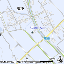 兵庫県加古川市志方町東中230周辺の地図