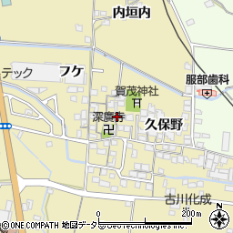 京都府城陽市奈島久保野91周辺の地図