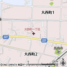 静岡県藤枝市大西町1丁目7-35周辺の地図