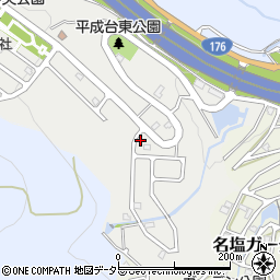 兵庫県西宮市名塩平成台39-6周辺の地図