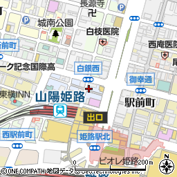 兵庫県姫路市南町61周辺の地図