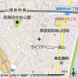 兵庫県姫路市広畑区西蒲田397周辺の地図