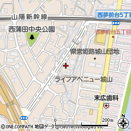 兵庫県姫路市広畑区西蒲田396周辺の地図