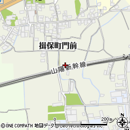 兵庫県たつの市揖保町門前262周辺の地図