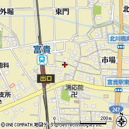 愛知県知多郡武豊町冨貴市場91周辺の地図
