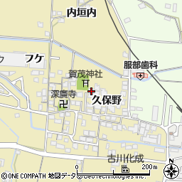 京都府城陽市奈島久保野5周辺の地図