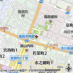 天神社公園周辺の地図