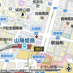 兵庫県姫路市南町62周辺の地図