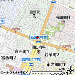 但馬銀行姫路東支店周辺の地図