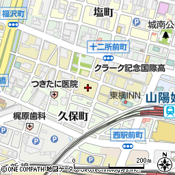 兵庫県姫路市忍町124周辺の地図