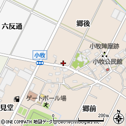 愛知県西尾市吉良町小牧郷後13周辺の地図