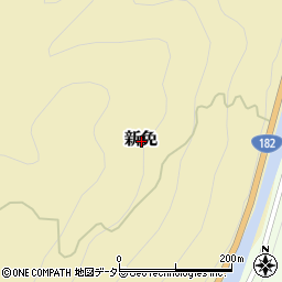 広島県神石郡神石高原町新免周辺の地図