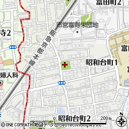 昭和台北公園周辺の地図