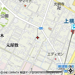 愛知県西尾市吉良町上横須賀五反田8周辺の地図