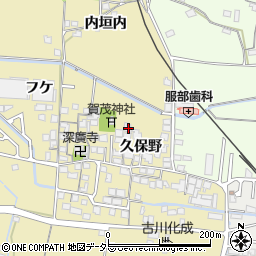京都府城陽市奈島久保野10周辺の地図
