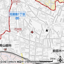 兵庫県川西市花屋敷周辺の地図