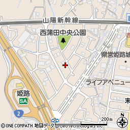 兵庫県姫路市広畑区西蒲田1652周辺の地図