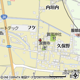 京都府城陽市奈島久保野96周辺の地図