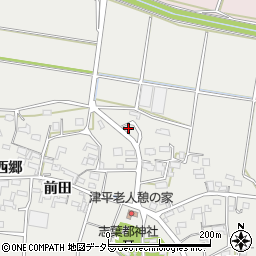愛知県西尾市吉良町津平前田4周辺の地図