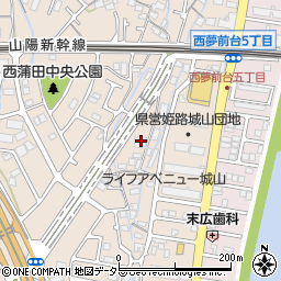 兵庫県姫路市広畑区西蒲田399周辺の地図