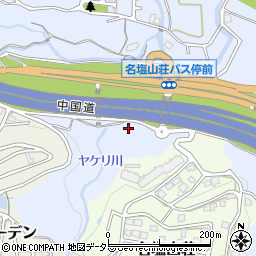 兵庫県西宮市塩瀬町名塩858周辺の地図