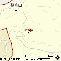 京都府相楽郡和束町原山鷲峯山周辺の地図