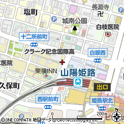 兵庫県姫路市忍町66周辺の地図