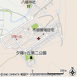 兵庫県姫路市飾東町夕陽ケ丘周辺の地図