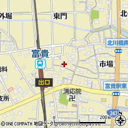 愛知県知多郡武豊町冨貴市場96-2周辺の地図
