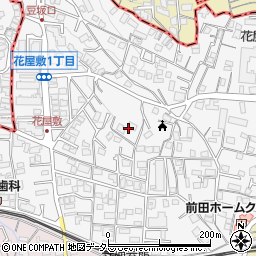 兵庫県川西市花屋敷1丁目20周辺の地図