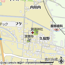 京都府城陽市奈島久保野93周辺の地図