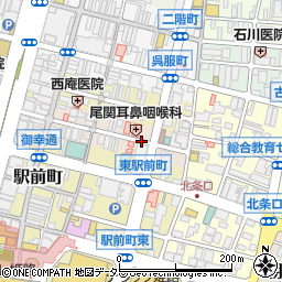 兵庫県姫路市亀井町周辺の地図