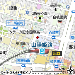 兵庫県姫路市南町25周辺の地図