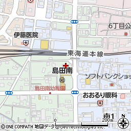 島田横井社宅周辺の地図