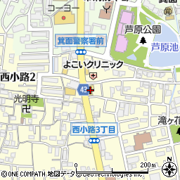 買取専門店大吉・箕面店周辺の地図