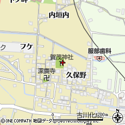 京都府城陽市奈島久保野110周辺の地図