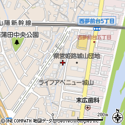 兵庫県姫路市広畑区西蒲田400周辺の地図
