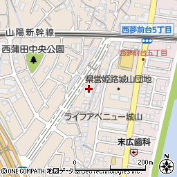 兵庫県姫路市広畑区西蒲田403周辺の地図