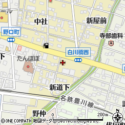 ワークマン豊川姫街道店周辺の地図