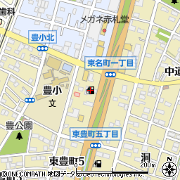 ＥＮＥＯＳ豊川インターＴＳ周辺の地図