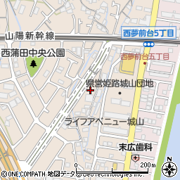 兵庫県姫路市広畑区西蒲田404周辺の地図