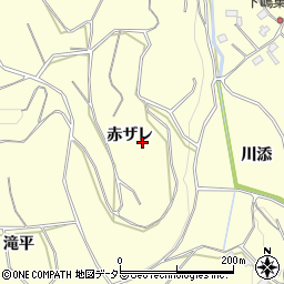 愛知県豊橋市石巻平野町赤ザレ周辺の地図