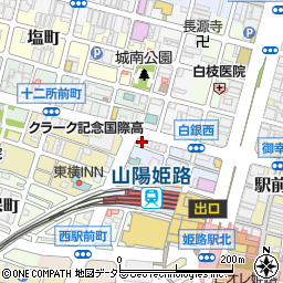 兵庫県姫路市南町80周辺の地図