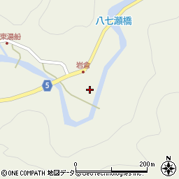 京都府相楽郡和束町湯船砂子谷周辺の地図
