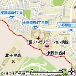 関西学院千里国際高等部周辺の地図