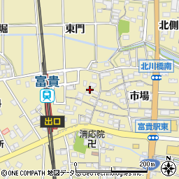 愛知県知多郡武豊町冨貴市場97-2周辺の地図